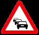 Señal P-31 — Congestión de tráfico