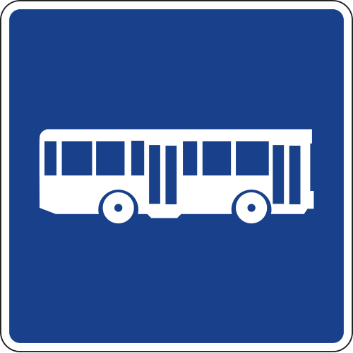 Señal S-51 — Carril reservado para autobuses