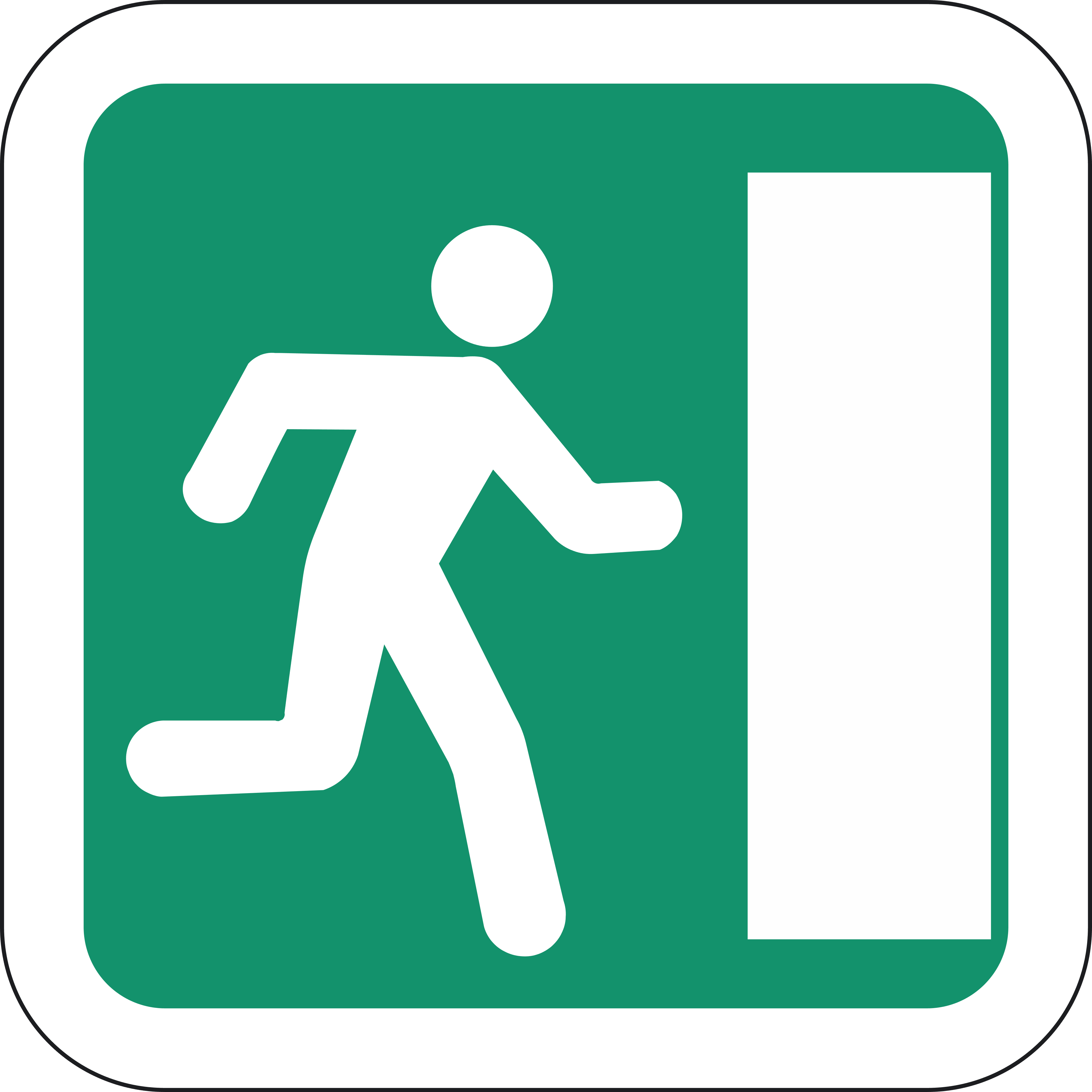 Señal S-980 — Salida de emergencia en túnel