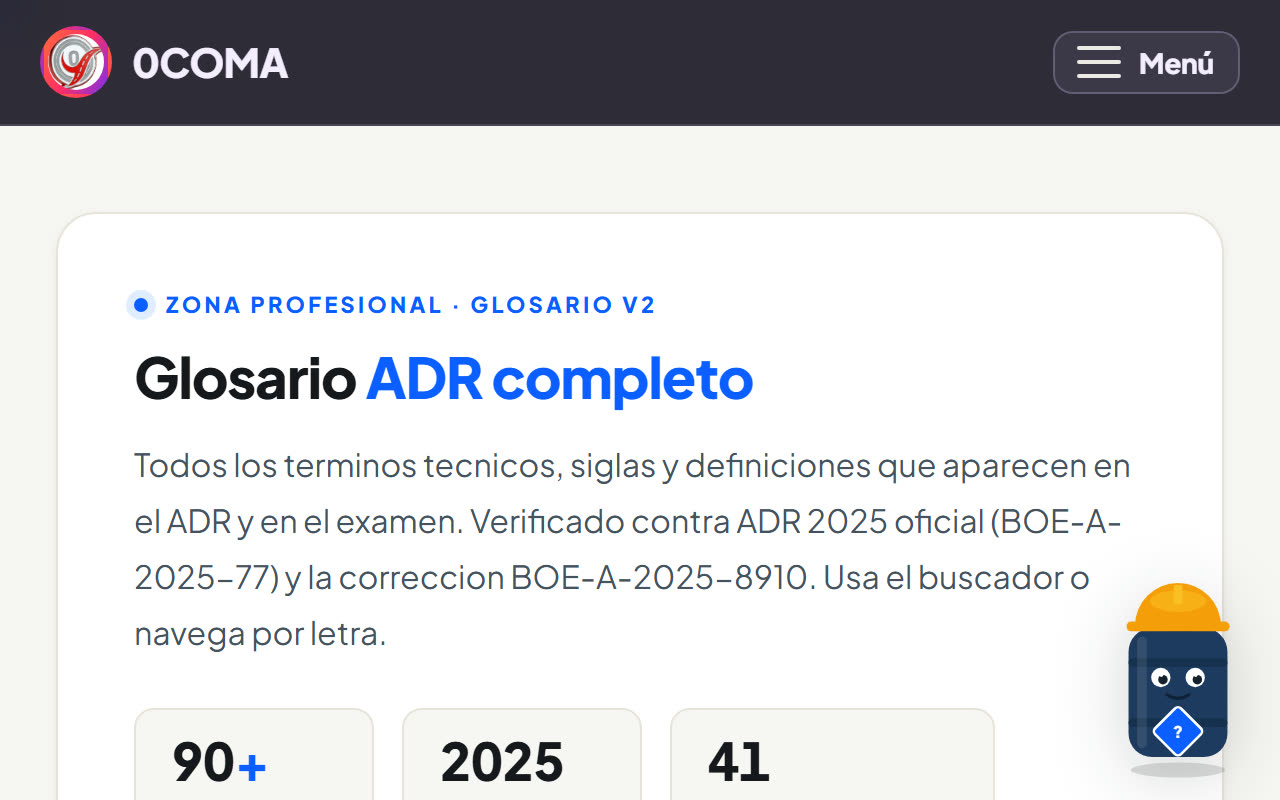 Glosario del Consejero ADR